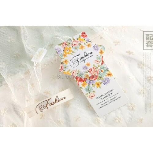 Customized garment labels paper hang tag/tags labels,custom clothing paper labels, custom tags for clothing DPN075