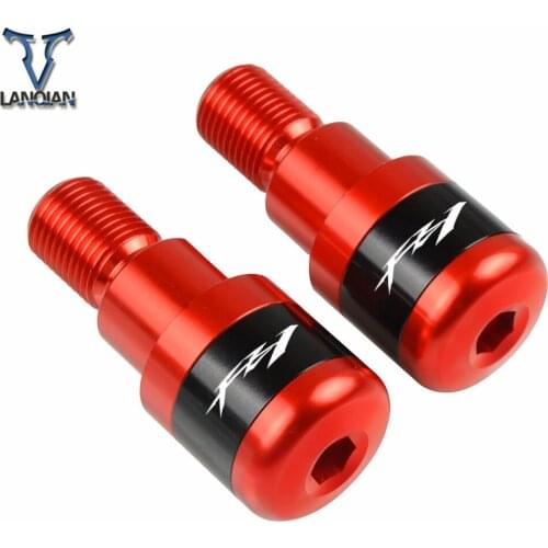 For YAMAHA FZ1 FAZER 2006 2007 2008 2009 2010 2011 2012 2013 2014 2015 2016 Motocycle Hand Bar Ends Motorbike Ends WITH FZ1 LOGO