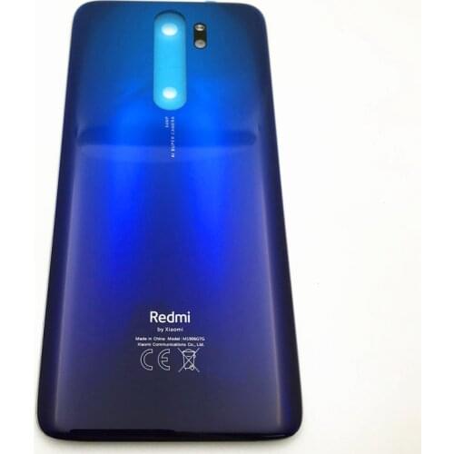 Original Glass For Xiaomi Redmi Note8 Pro Note 8 Pro Battery Back Cover Housing Case Replacement Parts +Adhesive Sticker