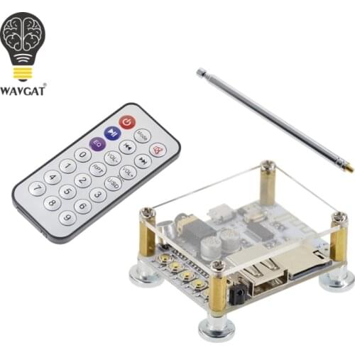 Bluetooth Audio Receiver board with USB TF card Slot decoding playback preamp output Wireless car speakers