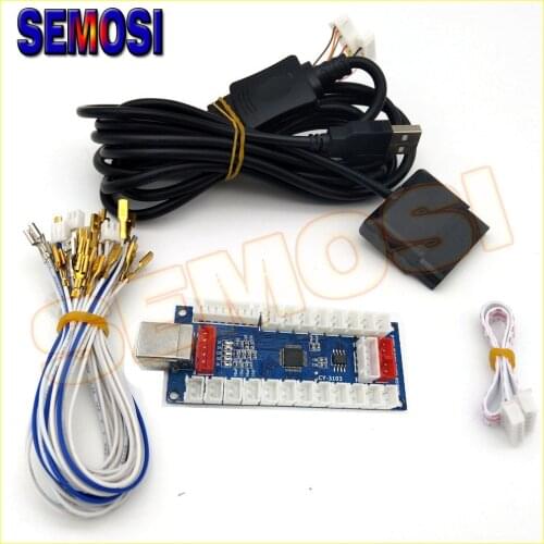 PS2/PS3/PC/ XBOX360 pcb Arcade Joystick USB Arcade Joystick USB Encoder board To PC Arcade Sanwa for Arcade DIY Kit