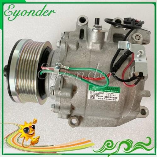 Sanden TRSE07 A/C AC Air Conditioning Compressor Cooling Pulley PV7 for Honda EDIX BE 1.8 R18A1 2004 on 38810RNA004 TSP0155859