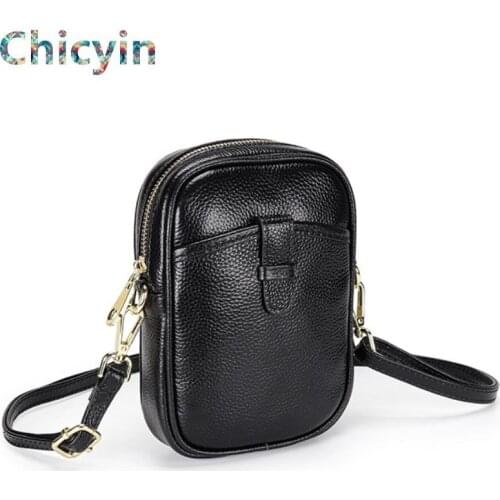 Soft leather bag Women Wallet Small Shoulder Bag Multi-Function Letter Phone Money Wallets Pocket Bags Clutch Organizer Storage