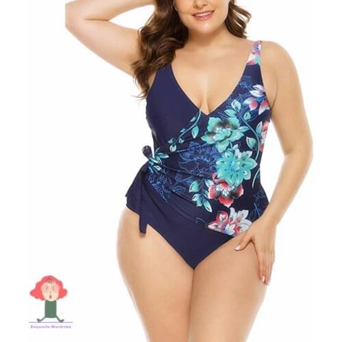Plus Size Swimwear Women One Peice Swimsuit Brazilian Push Up Monokini Badpak One-piece 1 Backless Cut Out Swim Suit XL XXL 3XL