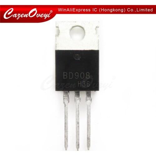 10pcs/lot BD908 TO-220 15A 45V new original In Stock
