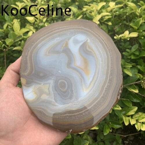 15mm Natural Crystal Quartz Agate Plate Freeform Energy Reiki Healing Stone Room Home Aquarium Decoration Accessories Gemstone