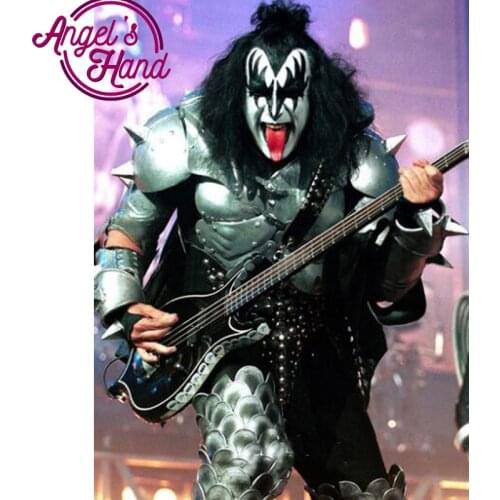 5d diy diamond painting KISS Band art,cross stitch diamond embroidery painting full drill diamond mosaic 3d painting rhinestones