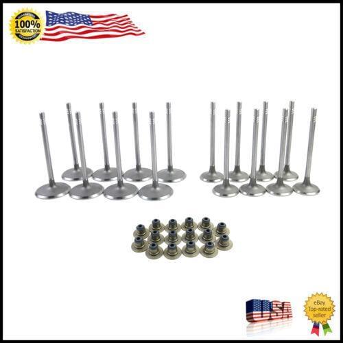 INTAKE EXHAUST VALVES + VALVE SEALS WITHOUT HIGH OUTPUT FOR DODGE JEEP 53020748