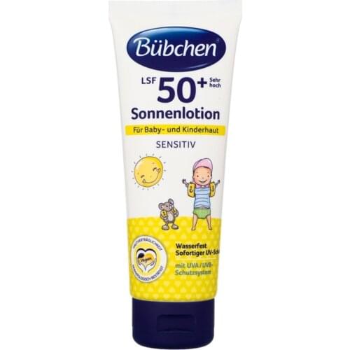 Baby Sunscreen Lotion Spf 50 100 ml bubchen precision sun lotion especially suitable for sensitive baby & kids skin