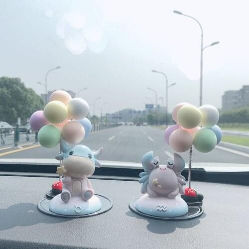 Twelve Constellation Cute Personality Doll Car Decoration Car Interior Party Home Cake Desktop Decoration Crafts Childrens Toys