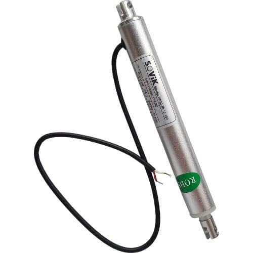 50mm 2 inch 4 inch Stroke Micro Mini Electric Linear Actuator 12V DC Motor 100N/200N Light Load In-line Round Tube