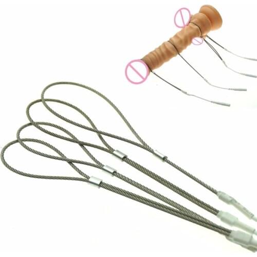 Conductive metal penis ring Male Masturbator Sex Products, Electrical Stimulation Cock Ring Electro Condoms for Men