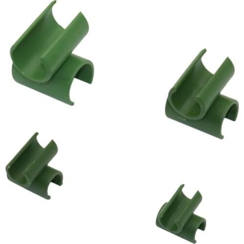 Plant support Fixed Cross Clip Gardening Plant Grafting Stakes Connector Clip Suitable for Plant Stakes 20 Pcs