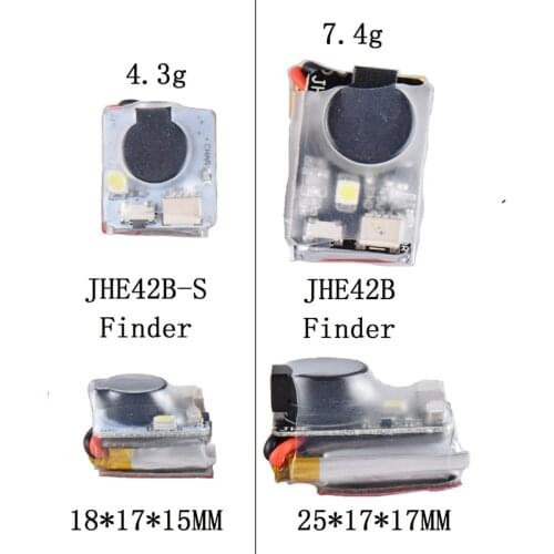 Finder JHE42B JHE42B_S 5V Super Loud Buzzer Tracker 110dB with LED Buzzer Alarm for First Person View Racing Drone F3 F4 F7 FC