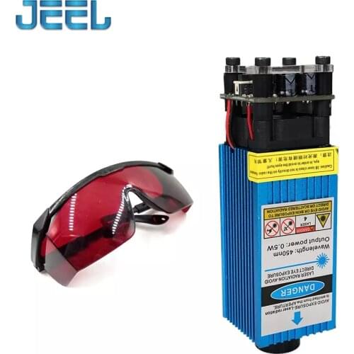 0.5W 405nm 2.5W/3.5W/5.5W 450nm 33mm Focusing Blue Laser Module Laser Engraving And Cutting TTL/PWM Control 12V 5A Laser Tube