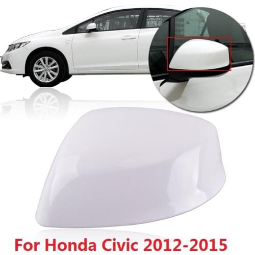 CAPQX Outside rearview Mirror Cover Cap Shell House housing without lamp For Civic 2012 2013 2014 2015 OEM:76251-TR0-A01