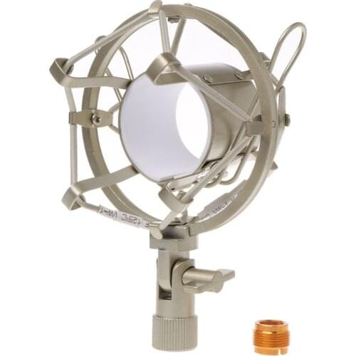 T3EE Metal Shockproof Recording Microphone Shock Mount Spider Mic Holder Clip For Broadcast Computer BM 700 800 BM-800