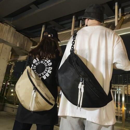 Harajuku Style Fashion Womens Bag Oxford Cloth Waterproof Crossbody Bags Large Capacity Lightweight Casual Shoulder Bags