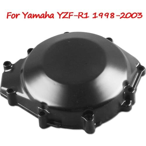 OLPAY Motorcycle Left Side Cover Aluminum Engine Stator Crank case Cover Guard Generator Protector For Yamaha YZF R1 1998-2003