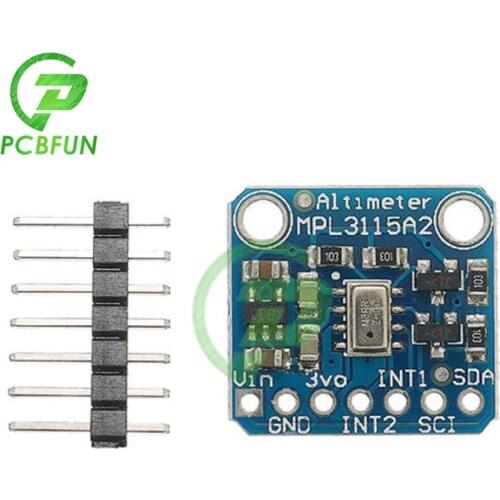 MPL3115A2 I2C Barometric Intelligent Temperature Pressure Measure Altitude Sensor Module V2.0 For Arduino Altimeter 2.5V to 5 V