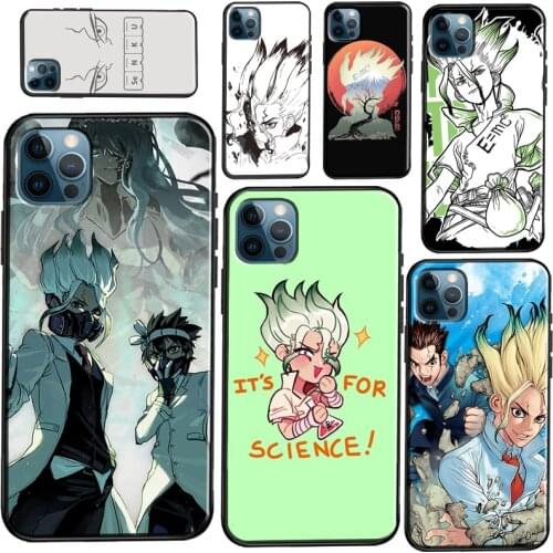 Dr Stone Senku Soft Case For iPhone 12 Pro Max Mini 11 Pro Max X XR XS Max SE 2020 8 7 Plus Phone Cover