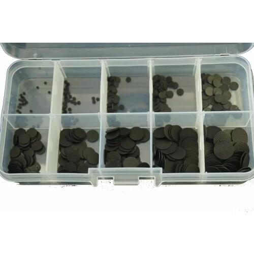 Keypad repair KIT for IR remote controllers - 100pcs conductive pads ,1.5mm~10mm