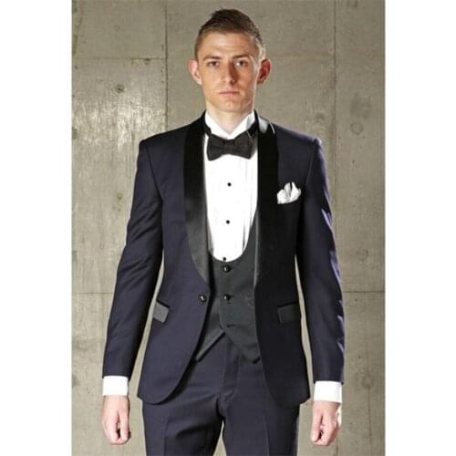 New Classic Men’s Suit Smolking Noivo Terno Slim Fit Easculino Evening Suits For Men Dinner Party Prom Groom Tuxedos Groomsmen W