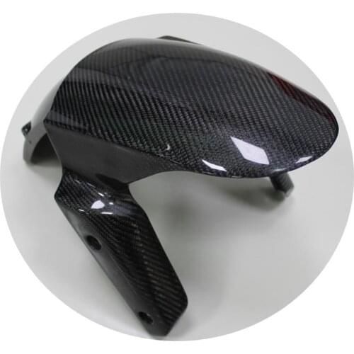 Front Mudguard Fender Hugger For Kawasaki Z800 2013-2016 13-14-15-16 Real Carbon Fiber