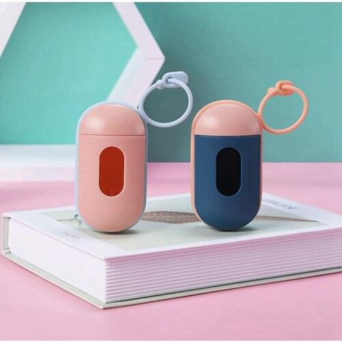 Pet Waste Bag Portable Outdoor Waste Poop Bag Dispenser Holder Dog Poop Bags Bone Shape Plastic Pet Small Dog Products