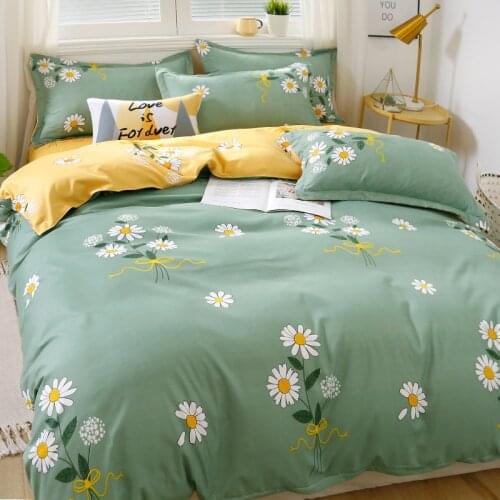 Queen Size Bed Sheets Set Couple Duvet Cover 2-seater Bed Covers Bedding 140x200 Single Duvet Cover Bedding Set Bedspread