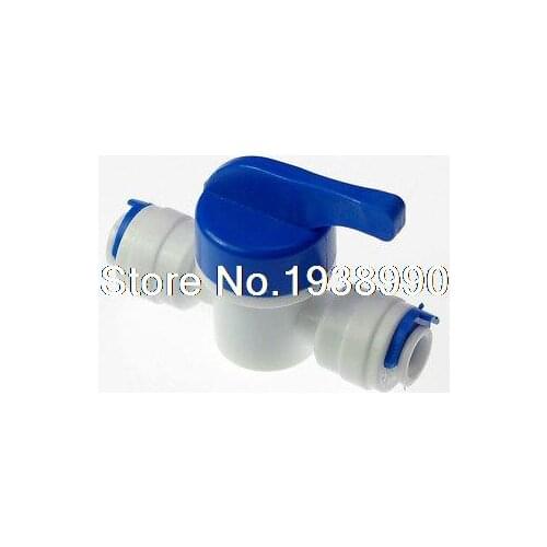 5 PCS Equal Straight 3 8 OD Tube Ball Valve Quick Connect Aquarium RO Water