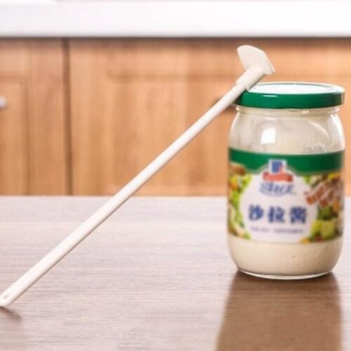 1pcs Long Handle Silicone Scraper Jam Sauce Batter Bottle bottom scraper Kitchen Gadgets Tank bottom Spatula cooking Accessories