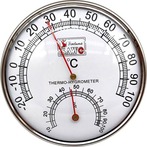 1PC Temperature Humidity Meter Thermometer & Hygrometer For Sauna Room Household