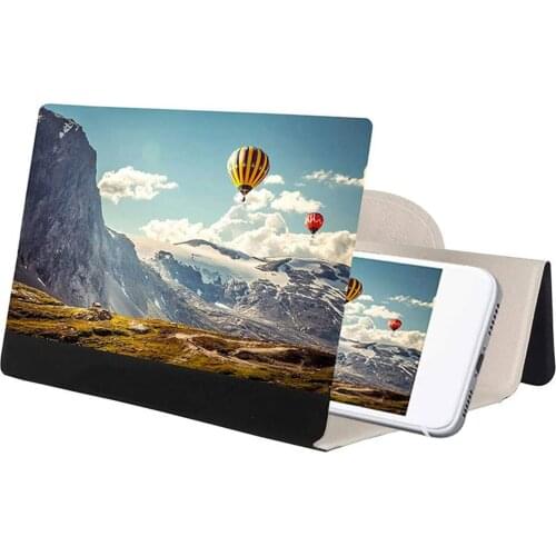 Screen Magnifier 12-inch Acrylic Lens HD 3D Mobile Phone HD Screen Amplifier For Cell Phone Drop Shipping