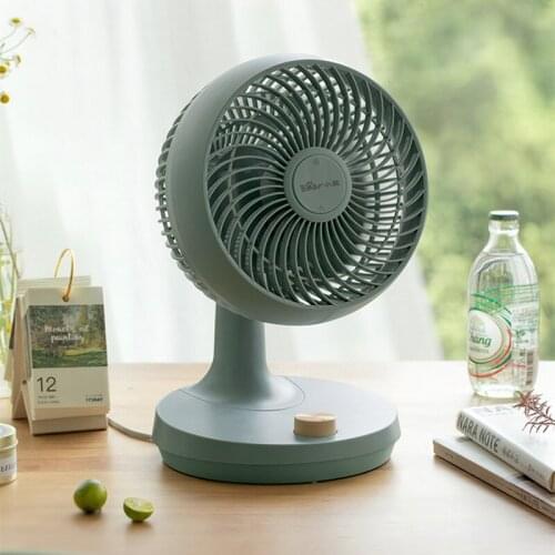 Bear 220V Air Circulation Fan Household Small Shaking Head Turbine Convection Air Fan Air Conditioning Desktop Electric Fan