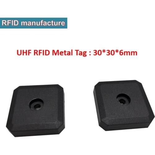 UHF RFID hard tag ironside M4QT micro anti metal passive work for uhf rfid impinj reader 860mhz-960mhz rs232 in asset tracking