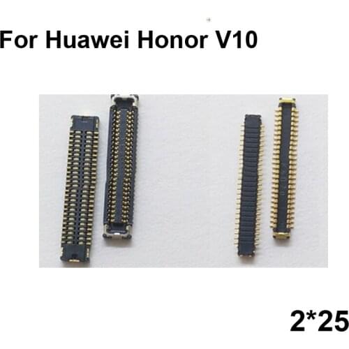 2pcs Dock Connector Micro USB Charging Port FPC connector For Huawei Honor V10 logic on motherboard mainboard For Honor V 10