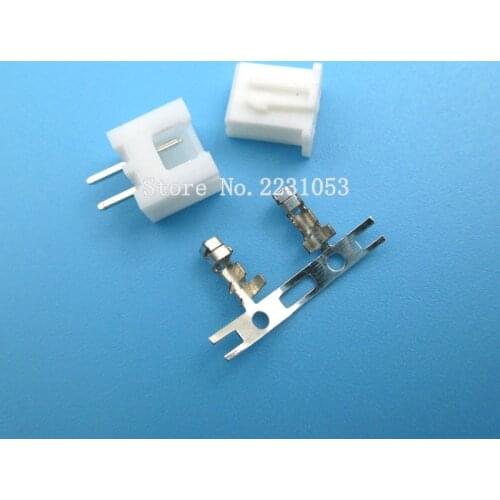20 Sets/LOT XH2.54 Connector Kits 2.54mm Pin Header + 2P Terminal + Housing XH2.54-2P New