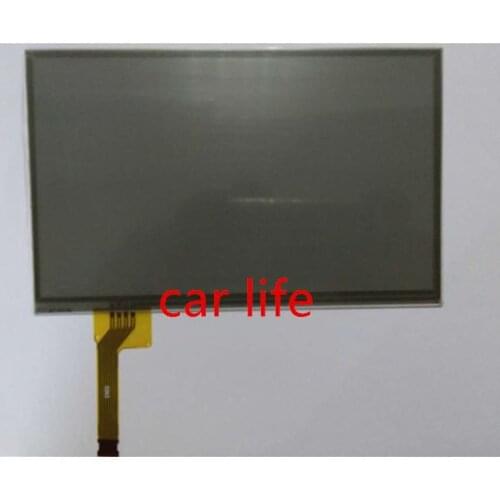 7 inch 8 pins Black glass touch screen Digitizer Lens panel for range rover Sport car DVD player GPS navigation C070VW02 V1 LCD