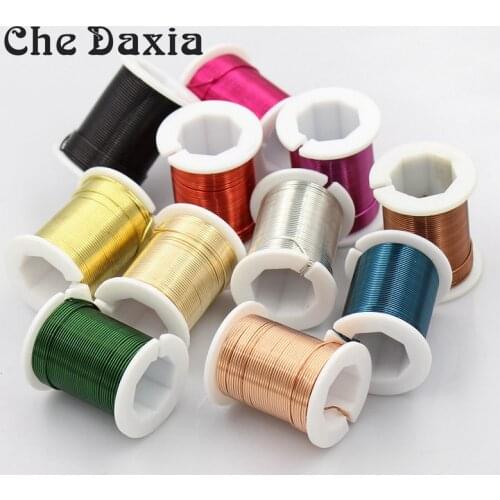 More Length!! 0.2/0.3/0.4/0.5/0.6/0.8/1.0mm Diameter Copper Wire For DIY Metal crafts Accessories Beads Wire Instrument strings