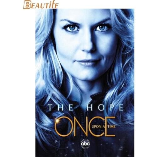 Hot Sale Custom Once Upon a Time Poster Home Decoration Fashion Silk Fabric Wall Poster Custom Poster