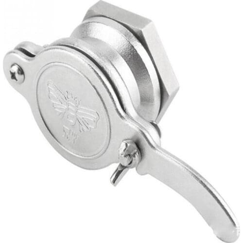 Stainless Steel Beekeeping Tool High Quality Honey Extractor Faucet Filter Silver Switch Accessories Bee Pattern