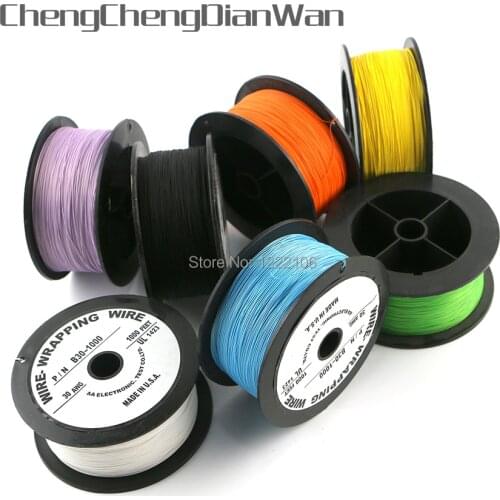 ChengChengDianWan 1000 feet AWG30 USA Chip Link Wire Wrapping Wire Soldering cable wire for ps2 xbox360 xbox 360 WII 3pcs