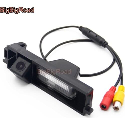 BigBigRoad Vehicle Wireless Rear View Backup Camera HD Color Image For Toyota RAV4 2000 2001- 2011 2012 Chery Tiggo Rely X5