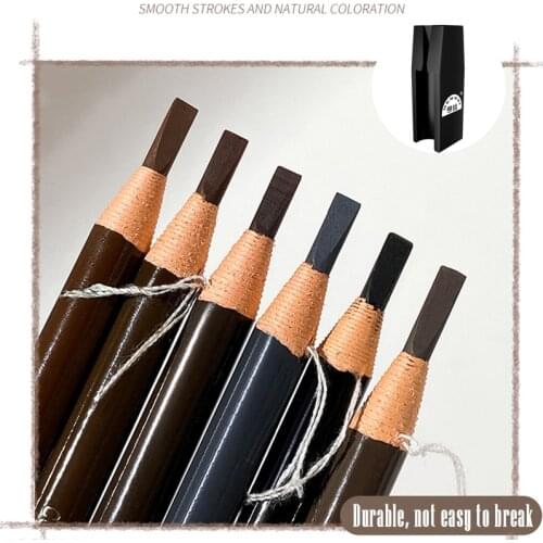 5pcs Eyebrow Pencil Makeup Eyebrow Enhancers Cosmetic Art Waterproof Tint Stereo Types Coloured Beauty Pen SharpenerTools