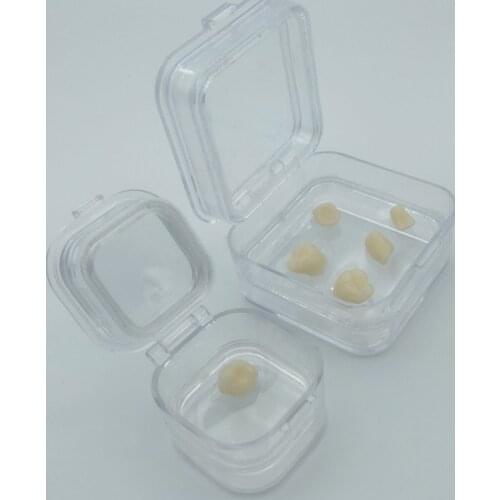 Transparent Dental Crown Box Durable Clear Membranes Box Retainer Box