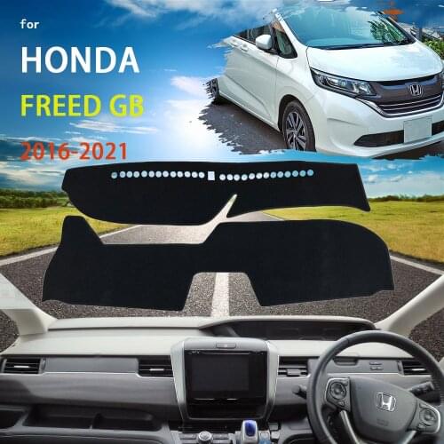 Car Dashboard Cover Mat Carpet for Honda Freed GB5 GB6 GB7 GB8 2016 2017 2018 2019 2020 2021 Dash Board Cover Protect Sunshield
