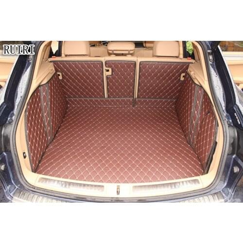 Good quality! Full set car trunk mats for Porsche Macan 2020-2014 durable cargo liner boot carpets for Macan 2018,Free shipping