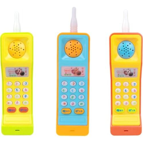 Title: Lovely Kids Baby Music Songs Sound Toys Cartoon Buttons Handphone Educational Intelligence Developmental Toy Y4QA