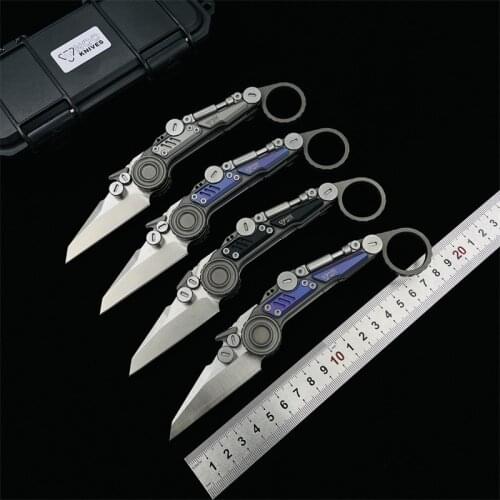 NOC MT-11 Folding knife M390 blade titanium handle camping Cutter pocket knives outdoor Survival knives EDC Tools